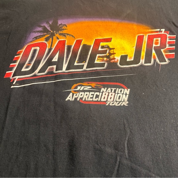 Lot Of 2 Dale Earnhardt Jr Tshirts Size 2XL READ 1 Blue 1 Black - Picture 9 of 10